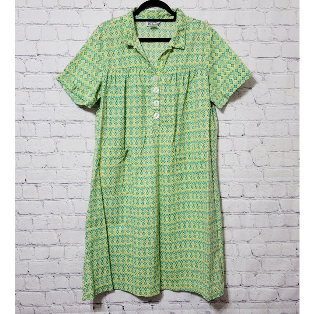 Anthony Richards Short Sleeve Midi House Dress L